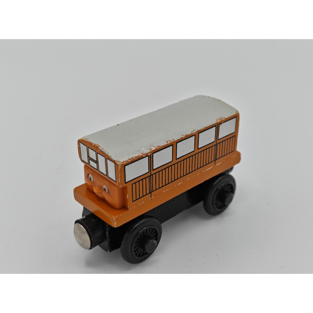 Thomas & Friends Catherine Wooden Railway Mountain Coach Orange‎ Train Car 1998